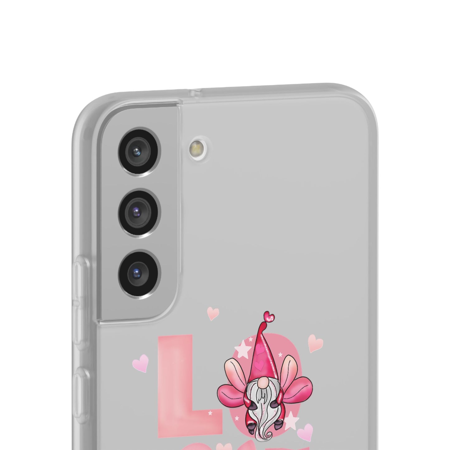 Love Gnome Phone Case — Cute Pink Valentine Flexi Case