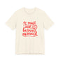 T‑Shirt — “It Must Suck to Be Loved So Much” Red Script Tee