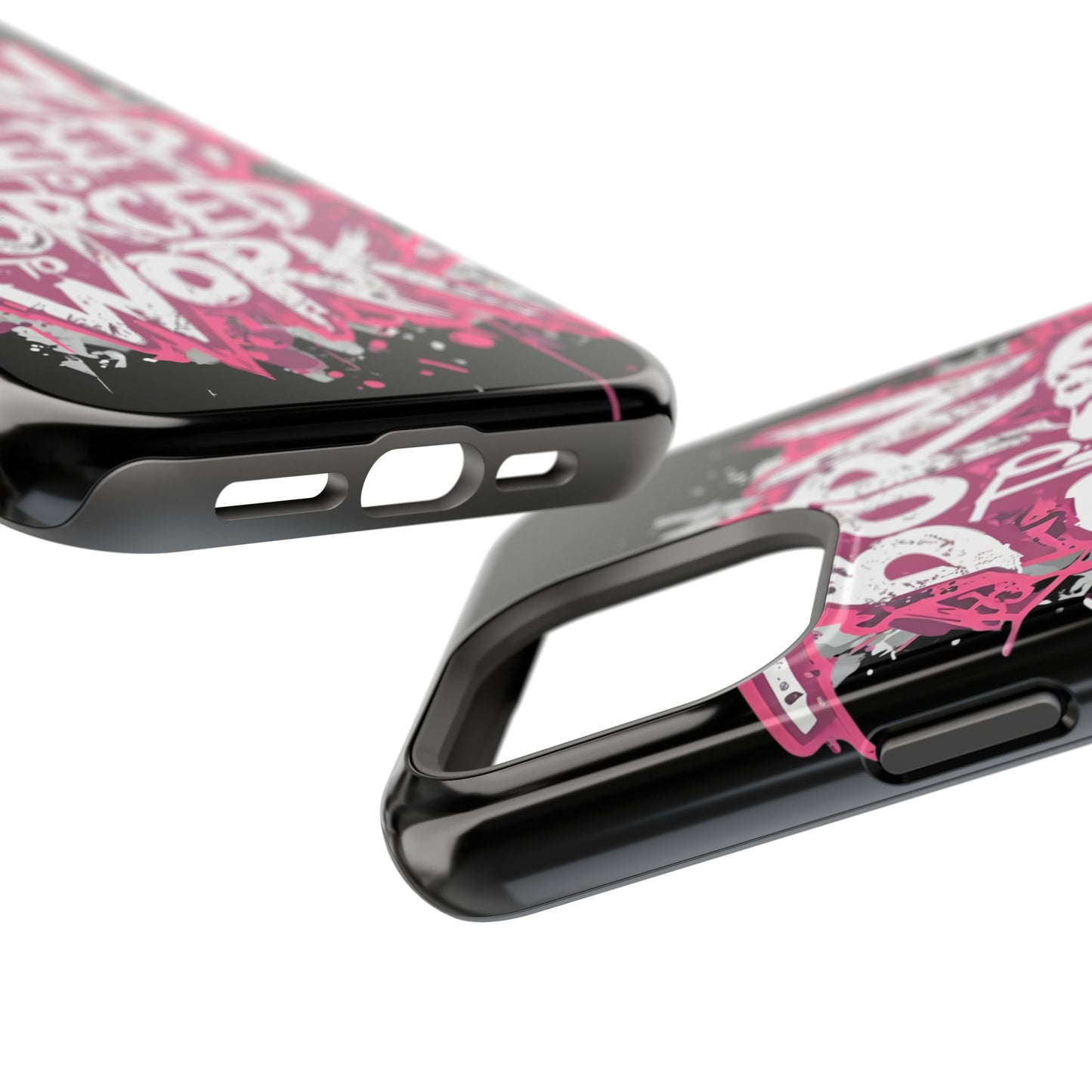 Phone Case — "Born to Sleep, Forced to Work" Impact-Resistant Magnetic Case