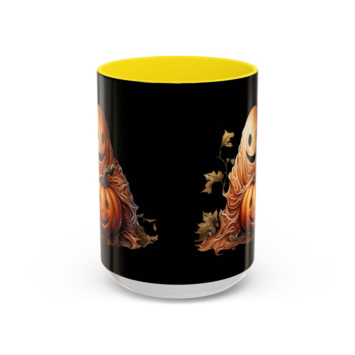 Halloween Ghost Pumpkin Coffee Mug, Spooky Drinkware, Fall Decor, Halloween Gift, Pumpkin Spice Lover's Mug