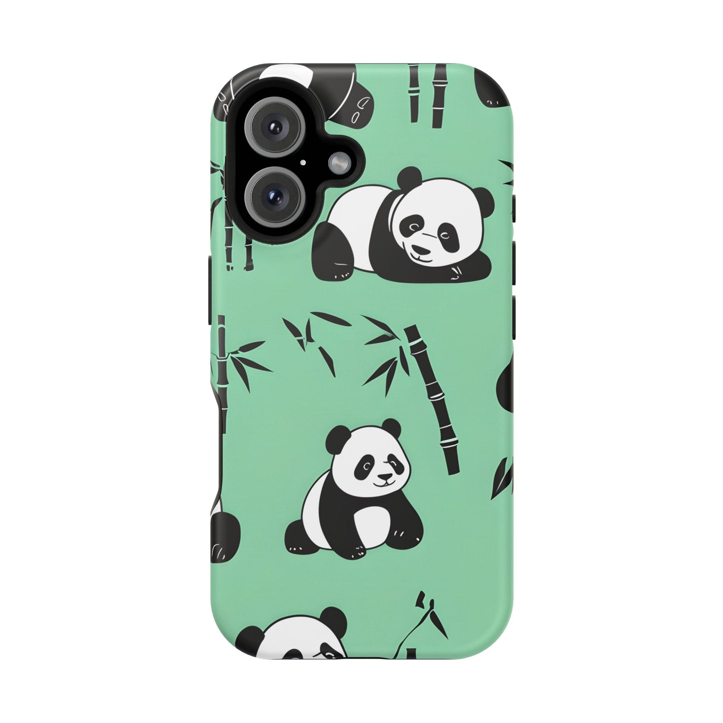 Panda Bamboo Magnetic Impact-Resistant Phone Case