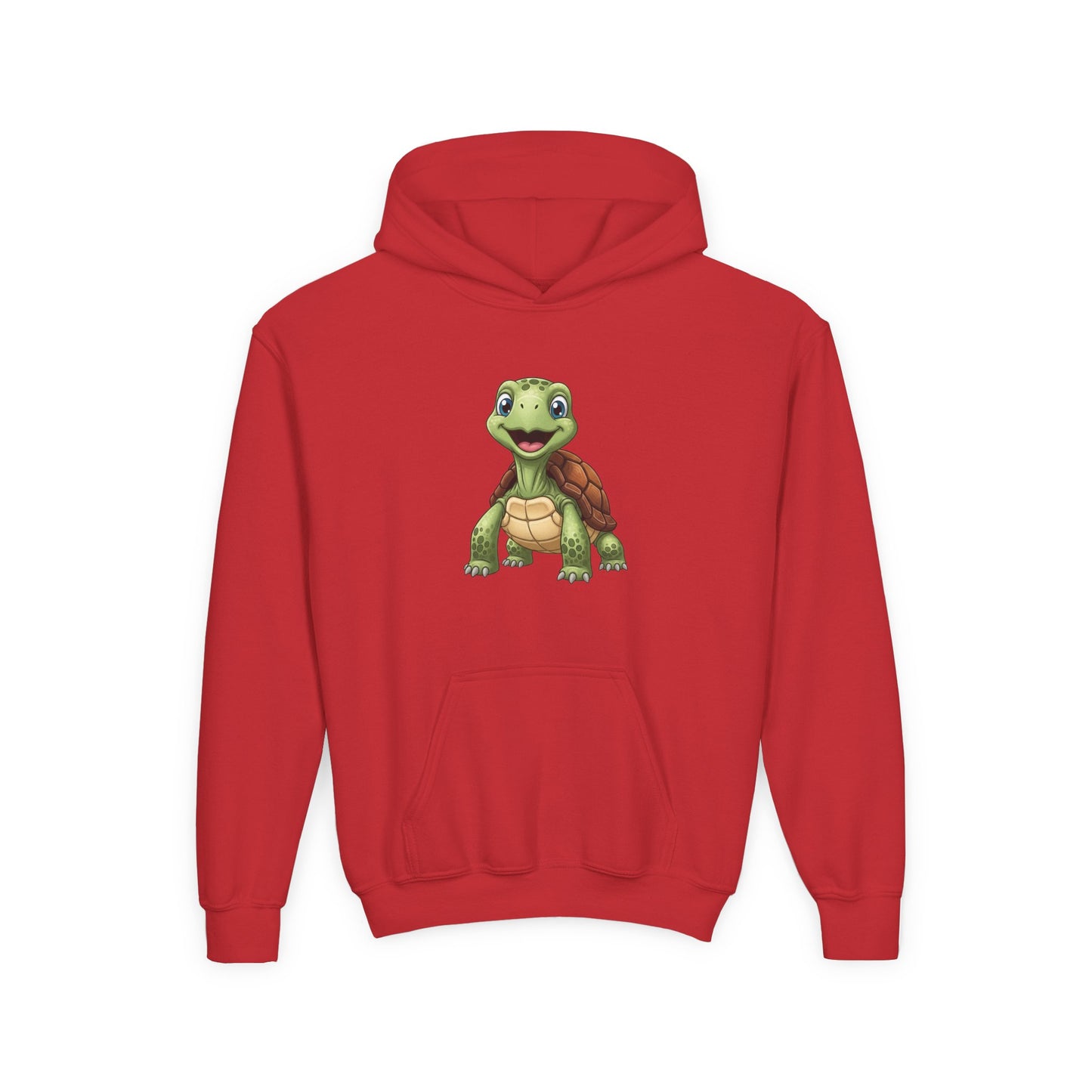 Kids Cute Turtle Hoodie - Playful Juvenile Turtle Graphic Sweatshirt