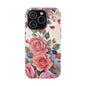 Floral Rose Magnetic Phone Case — Impact-Resistant Protective Cover