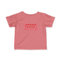 Infant Tee — Red Heart Pattern Baby Shirt (Valentine’s Day)