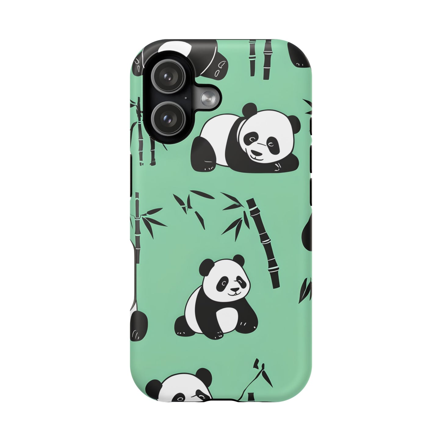 Panda Bamboo Magnetic Impact-Resistant Phone Case