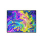 Psychedelic Swirl Heavy Duty Floor Mat — Vivid Abstract Doormat for Entryway & Home