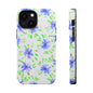 Floral Blue Watercolor Phone Case — Magnetic Impact-Resistant