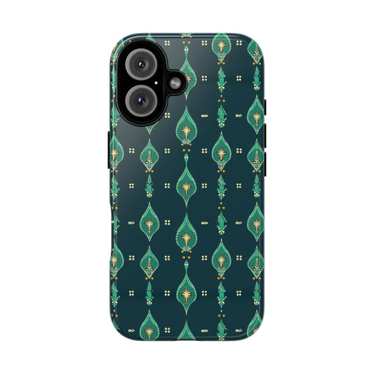 Emerald Boho Teardrop Phone Case