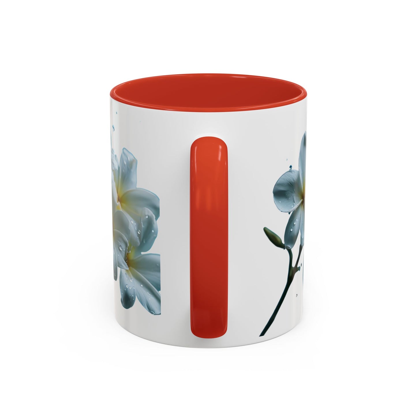 Floral Accent Coffee Mug