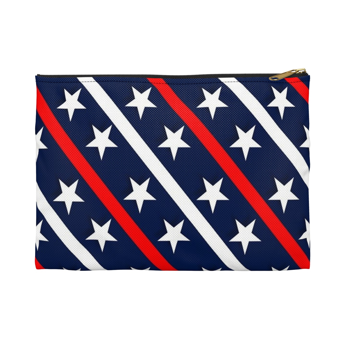 Patriotic Accessory Pouch  Starry Stripes