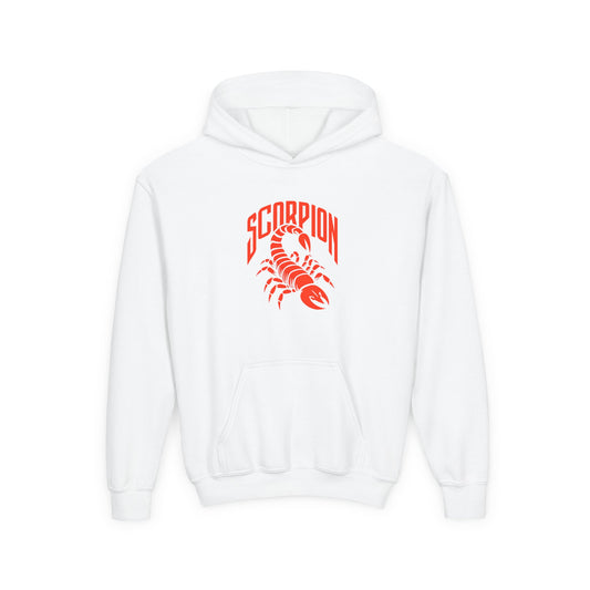 Scorpion Graphic Youth Hoodie | Red Scorpion Design