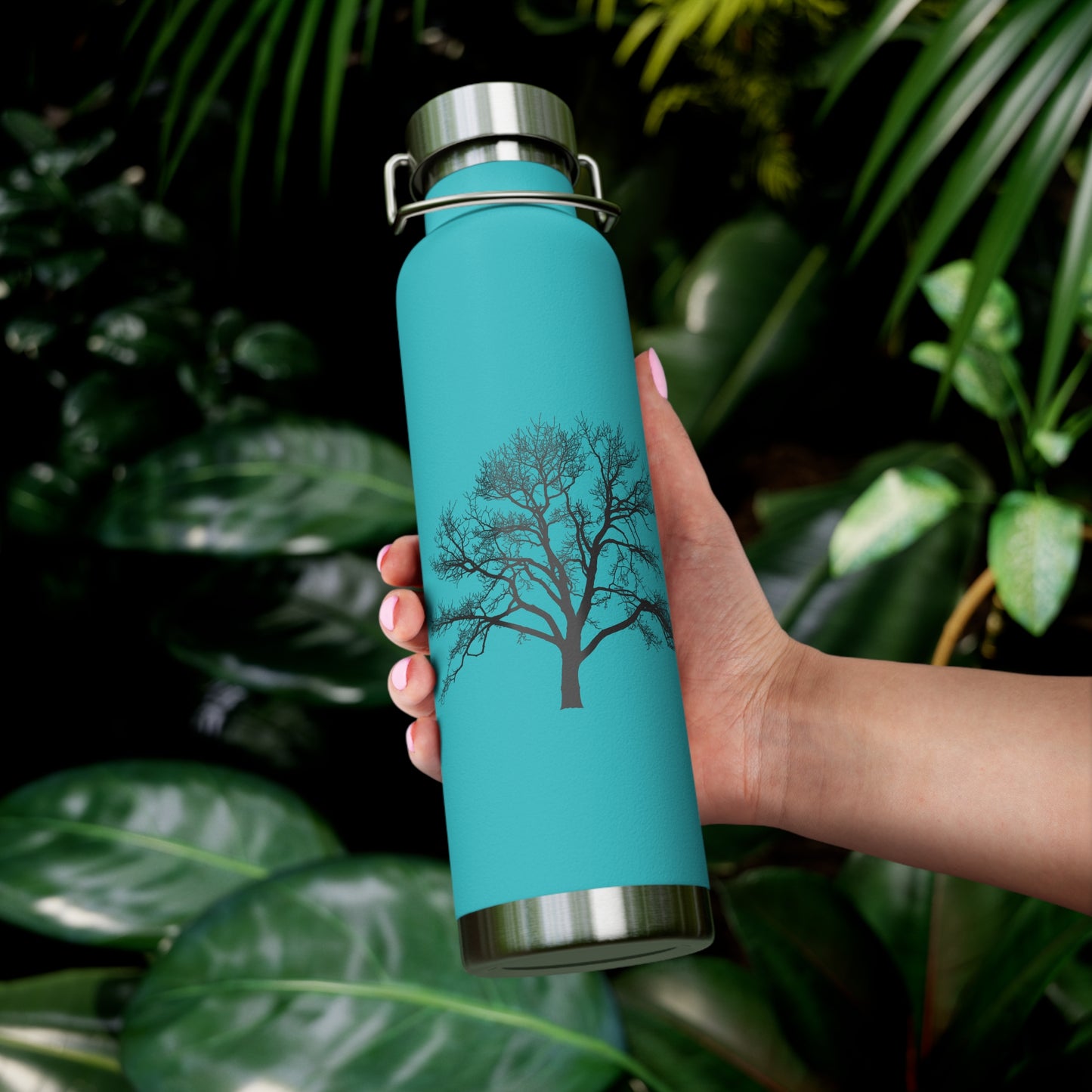 Elegant Tree Design Water Bottle, Eco-Friendly Travel Mug, Insulated Flask, Unique Gift for Nature Lovers, Outdoor Adventure Essential