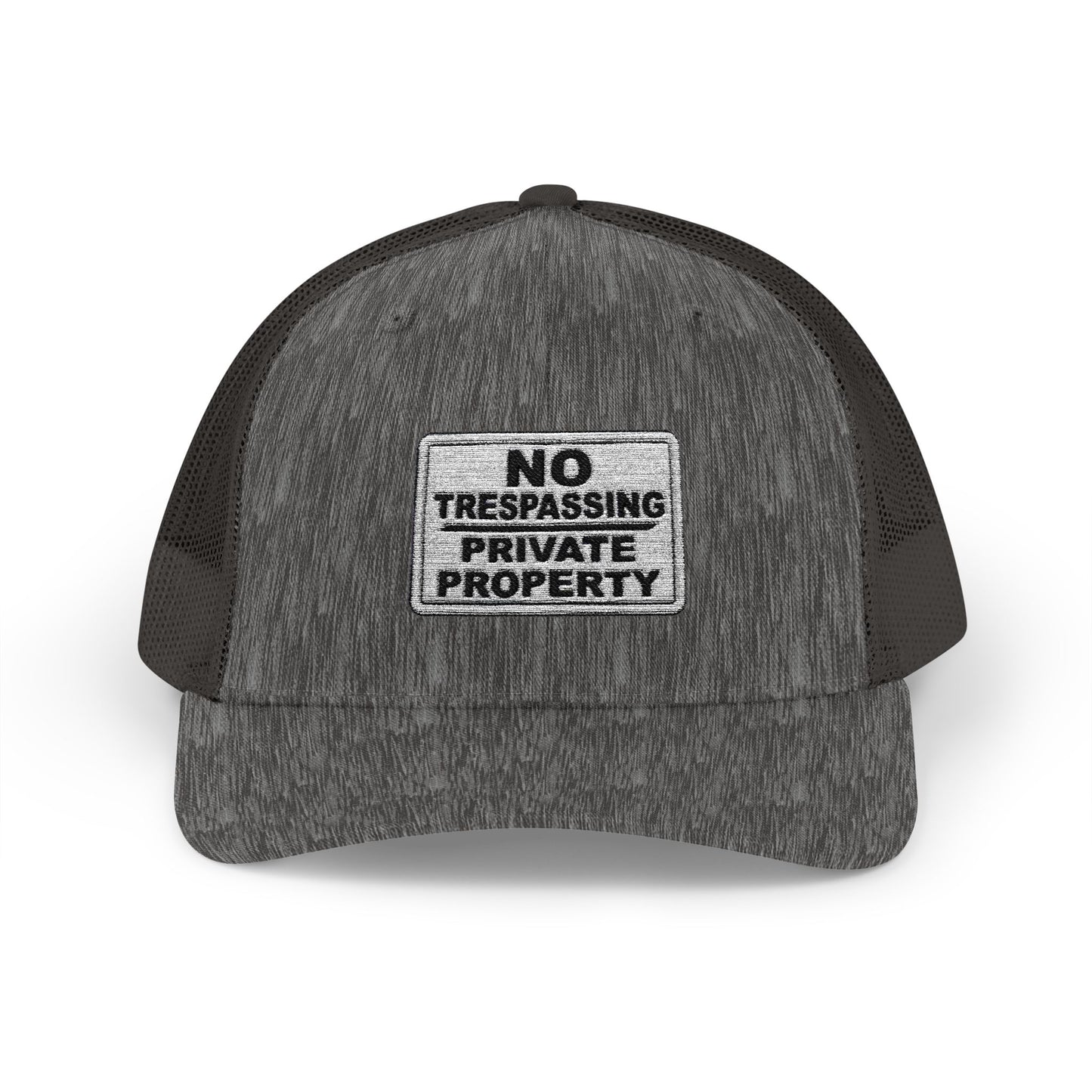 No Trespassing Snapback Trucker Cap, Outdoor Adventure Hat, Unique Gift for him, Summer Casual Style, Trendy Accessory