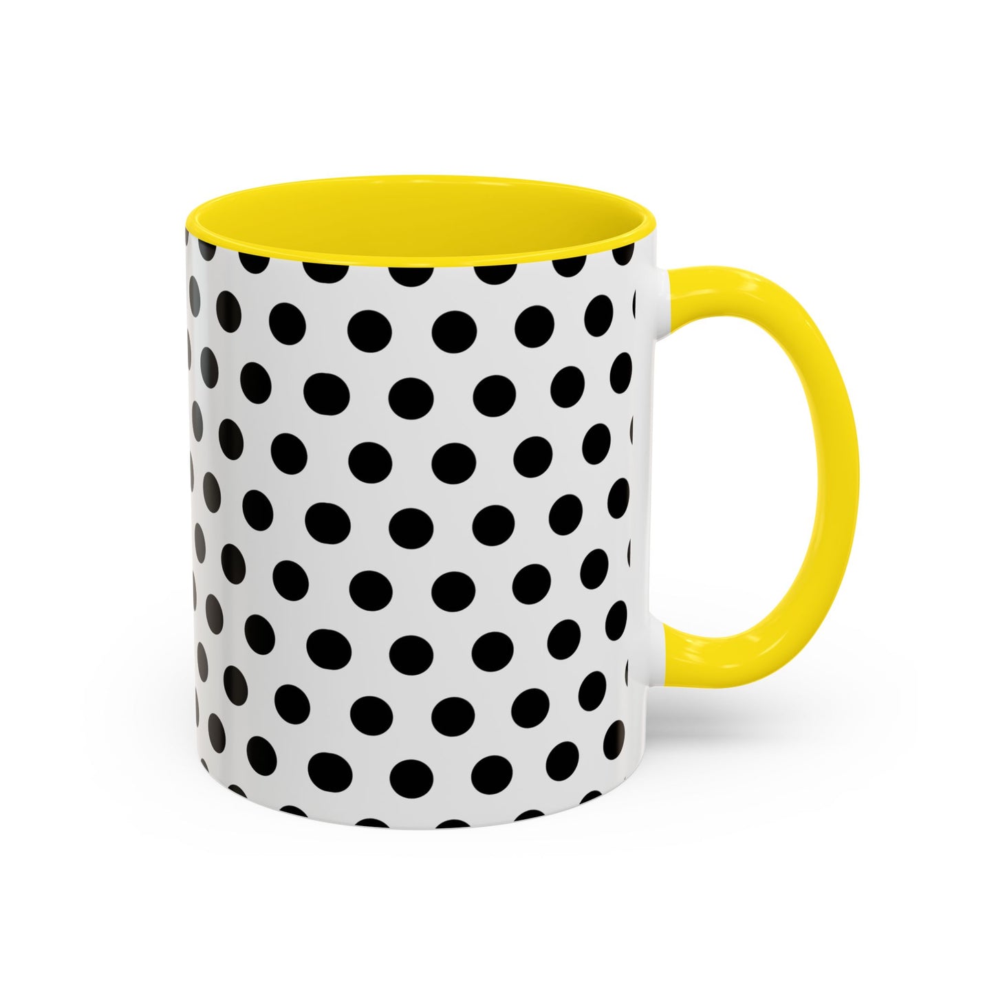 Elegant Polka Dot Mug - Stylish Coffee Cup for Home, Office, Gift for Birthdays, Anniversaries, Holidays, Unique Drinkware