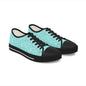 Aqua Bubble Pattern Women's Low Top Sneakers
