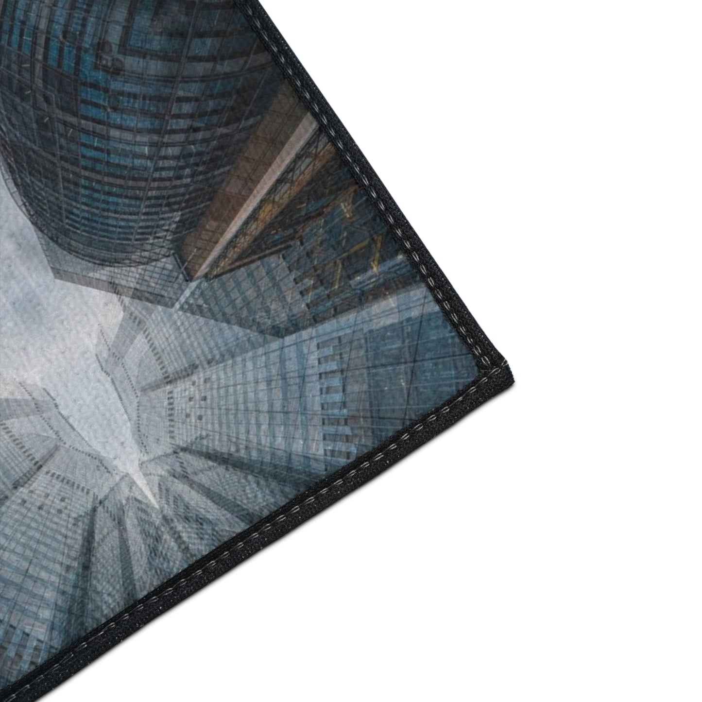 Industrial Urban Pattern Floor Mat — Heavy Duty Entry Rug