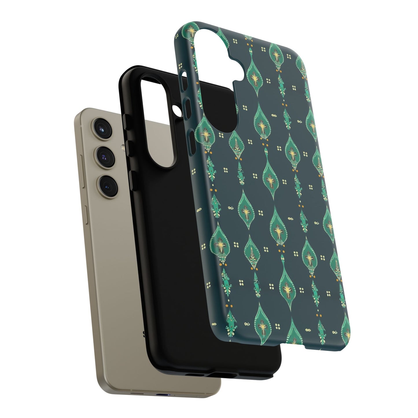 Emerald Boho Teardrop Phone Case