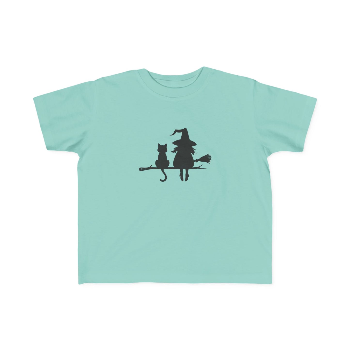 Toddler Witch and Cat Tee | Halloween T-Shirt, Kids Graphic Tee, Witch Shirt, Toddler Costume, Fall Apparel