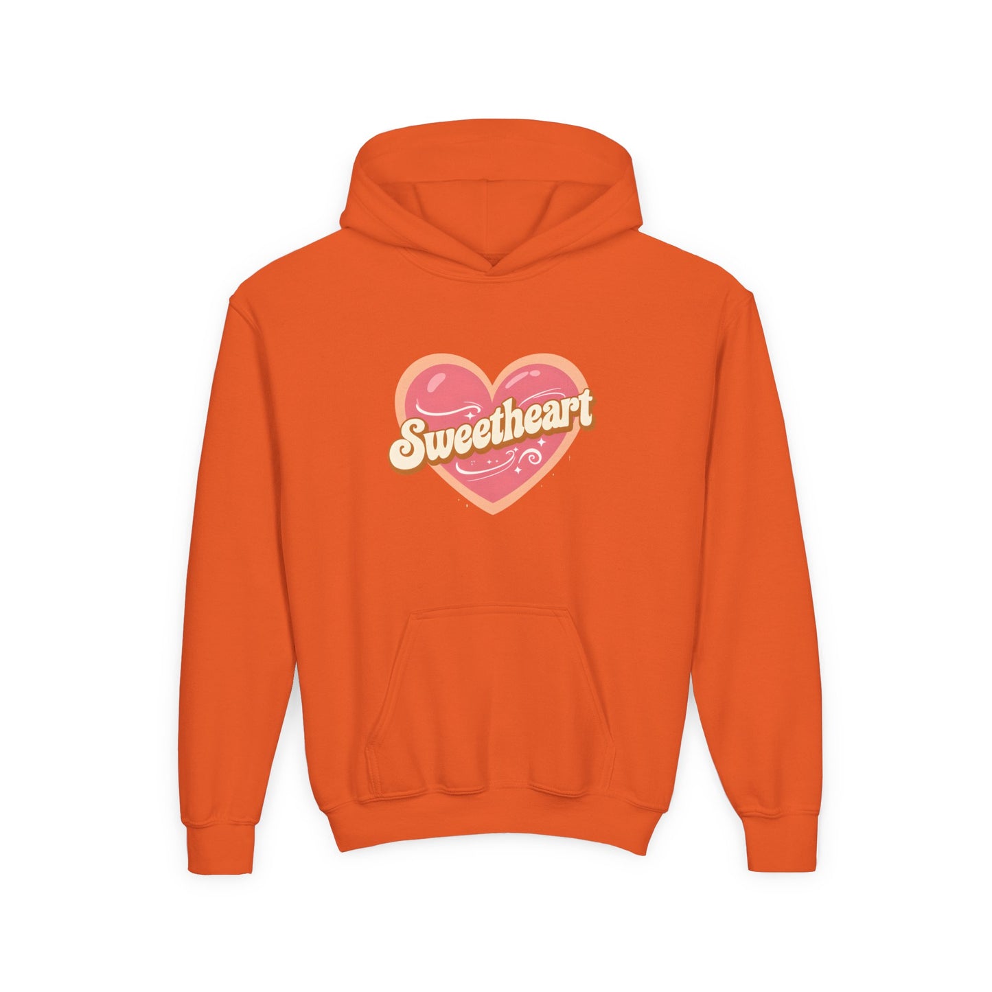 Sweetheart Heart Graphic Hoodie | Youth sweatshirt