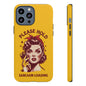 Phone Case - "Please Hold, Sarcasm Loading" Retro Pin-Up Tough Case