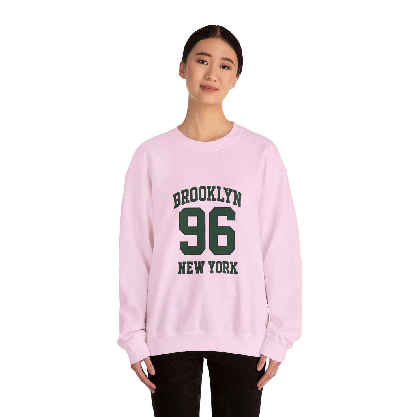 Crewneck Sweatshirt - Brooklyn 96 New York Vintage Athletic Pullover