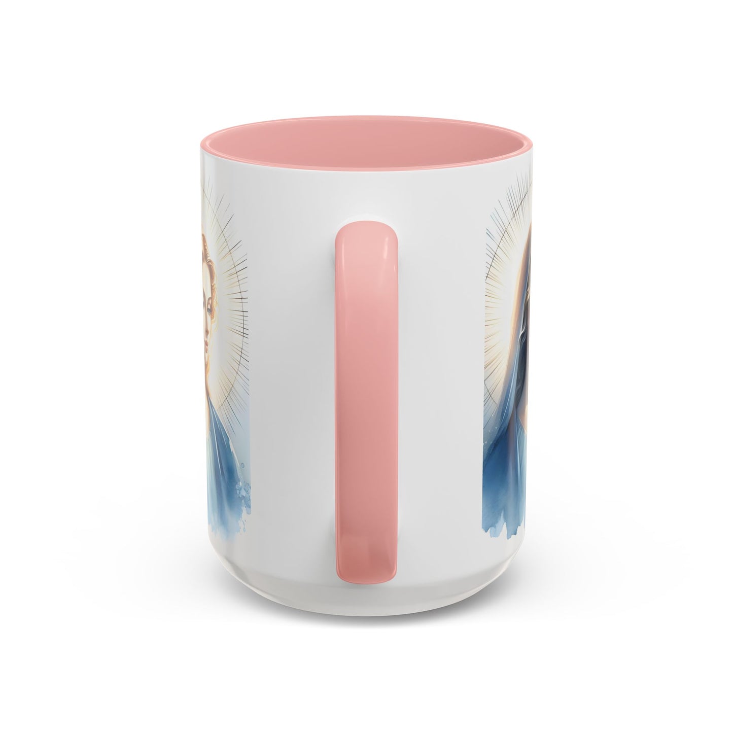 Serene Virgin Mary Accent Coffee Mug