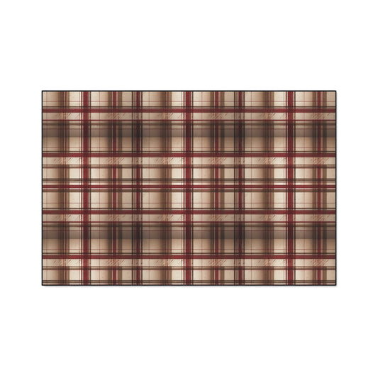 Plaid Floor Mat — Heavy-Duty Non-Slip Rug for Entryway, Kitchen & Mudroom