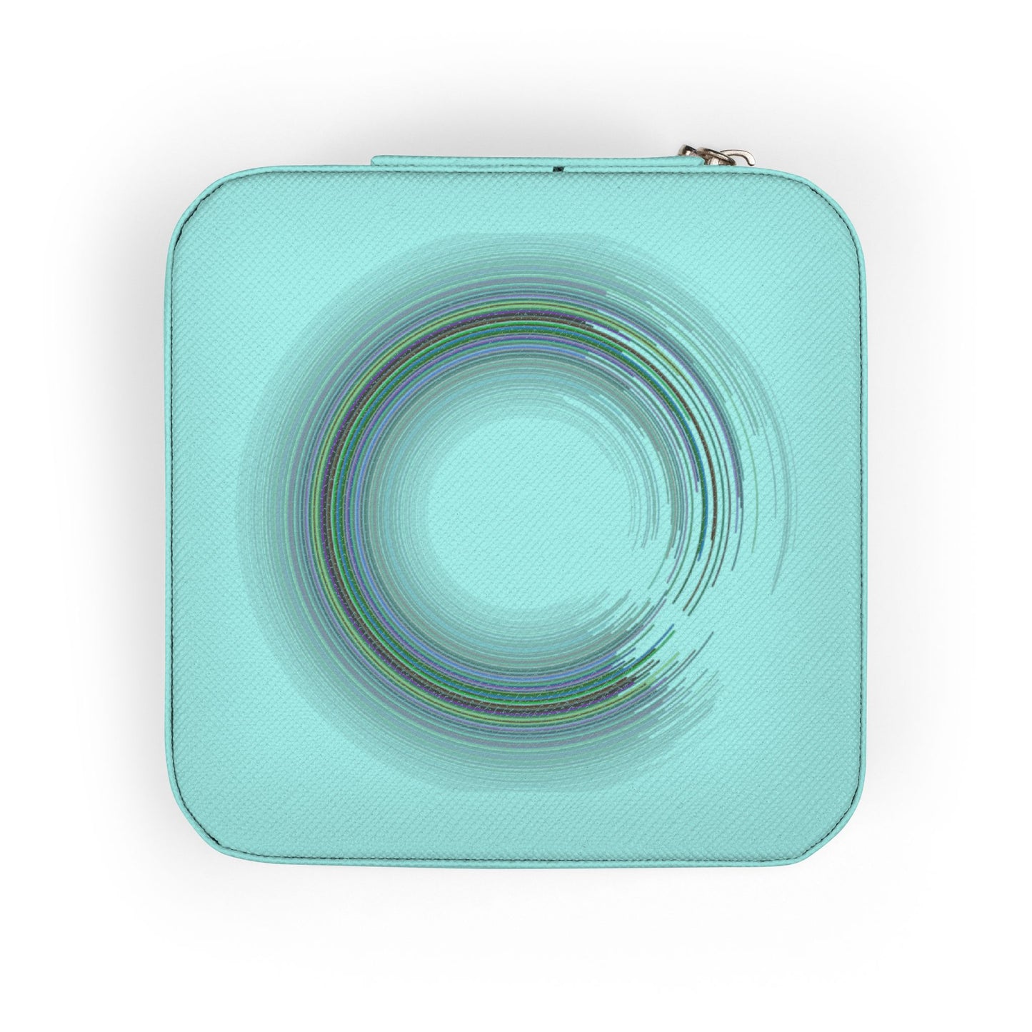 Compact Travel Jewelry Case – Portable Organizer for Rings, Earrings & Necklaces (Blush)