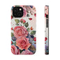 Floral Rose Magnetic Phone Case — Impact-Resistant Protective Cover