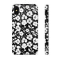 Floral Noir Tough Phone Case — Black & White Flower Protective Cover