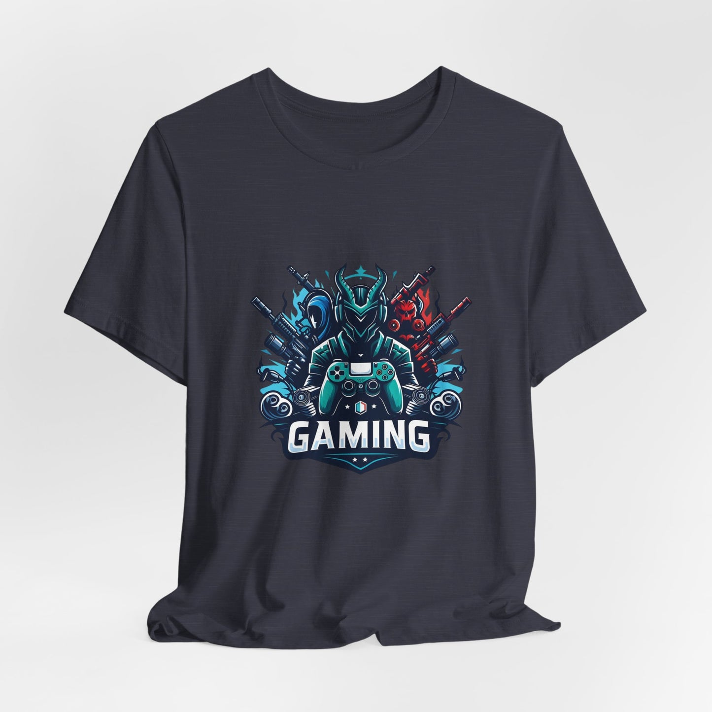 Gaming Controller Emblem Tee — Esports Gamer Graphic T-Shirt