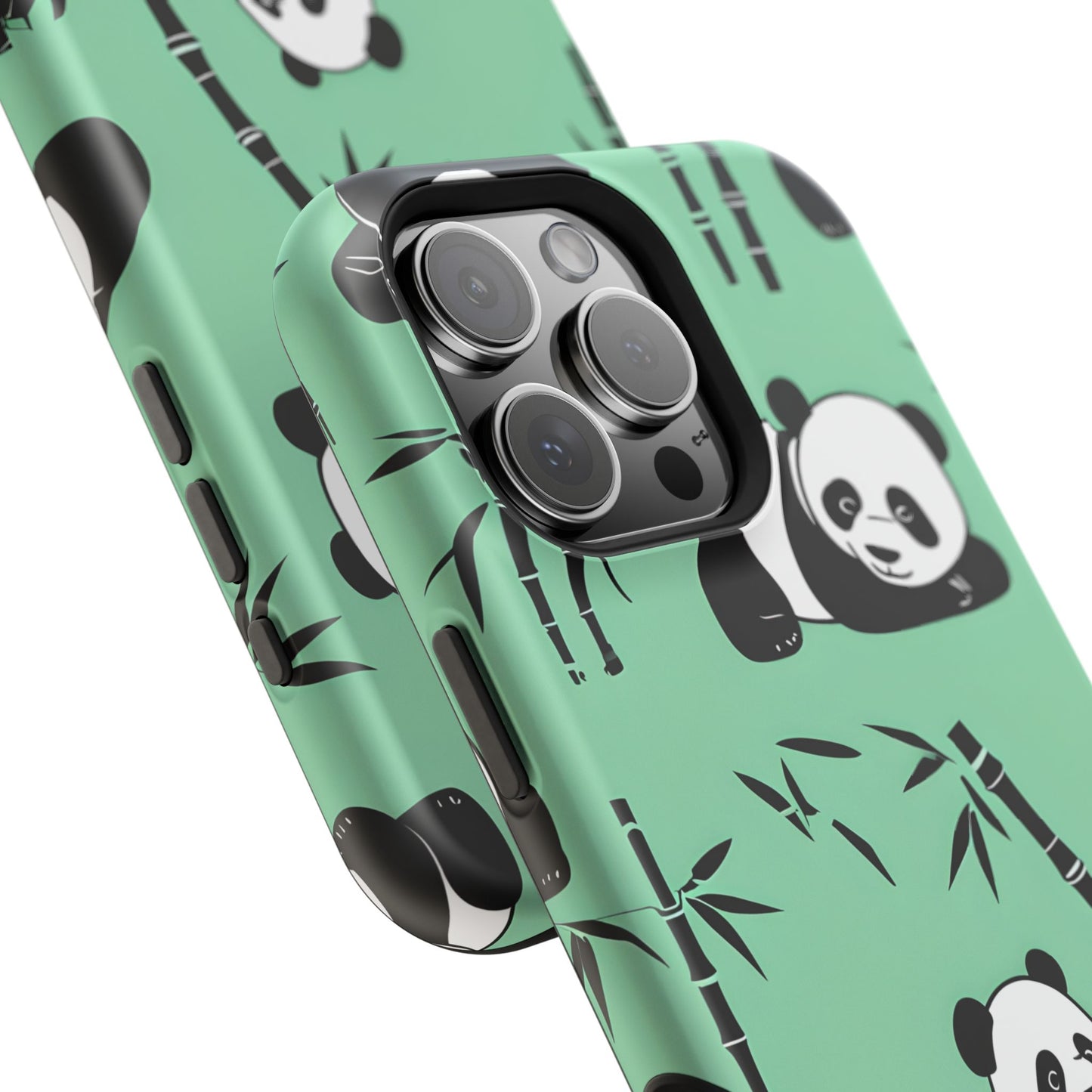 Panda Bamboo Magnetic Impact-Resistant Phone Case