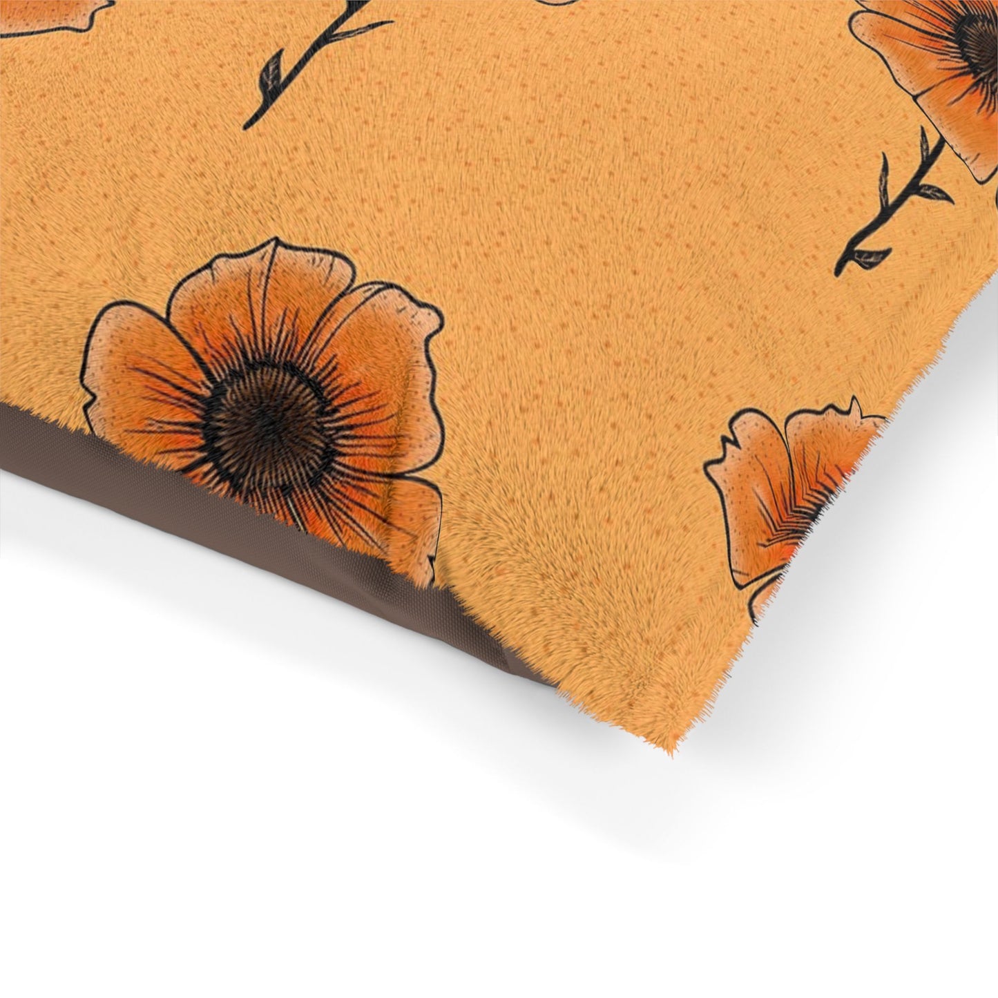 Warm Floral Pet Bed for Cozy Days, Dog Bed, Cat Bed, Housewarming Gift, Decorative Pet Decor, Pet Comfort, Spring Vibes