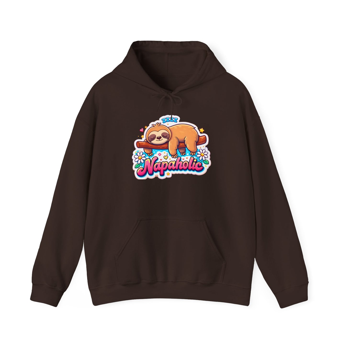 Napaholic Sloth Hoodie — Cute Sleepy Sloth Graphic Sweatshirt