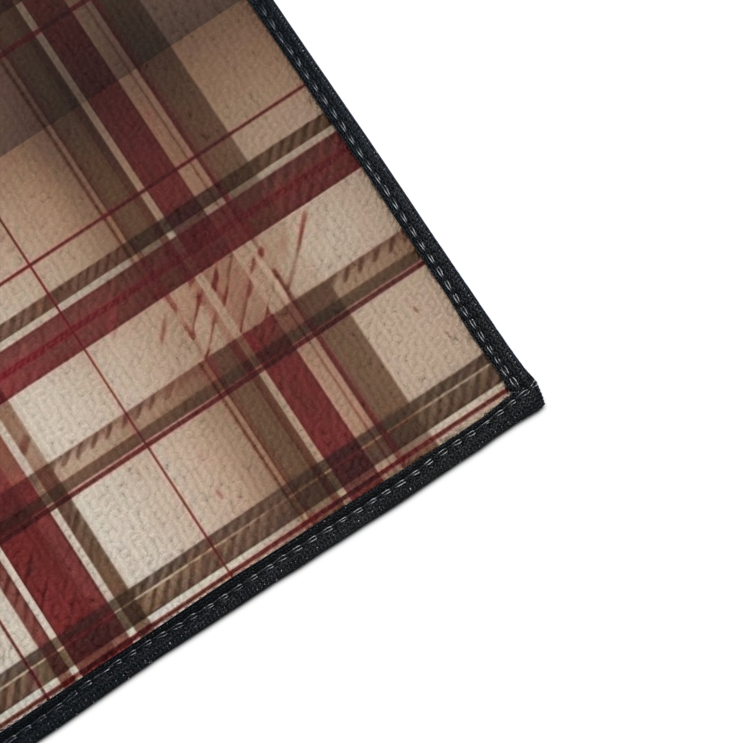 Plaid Floor Mat — Heavy-Duty Non-Slip Rug for Entryway, Kitchen & Mudroom