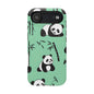 Panda Bamboo Magnetic Impact-Resistant Phone Case