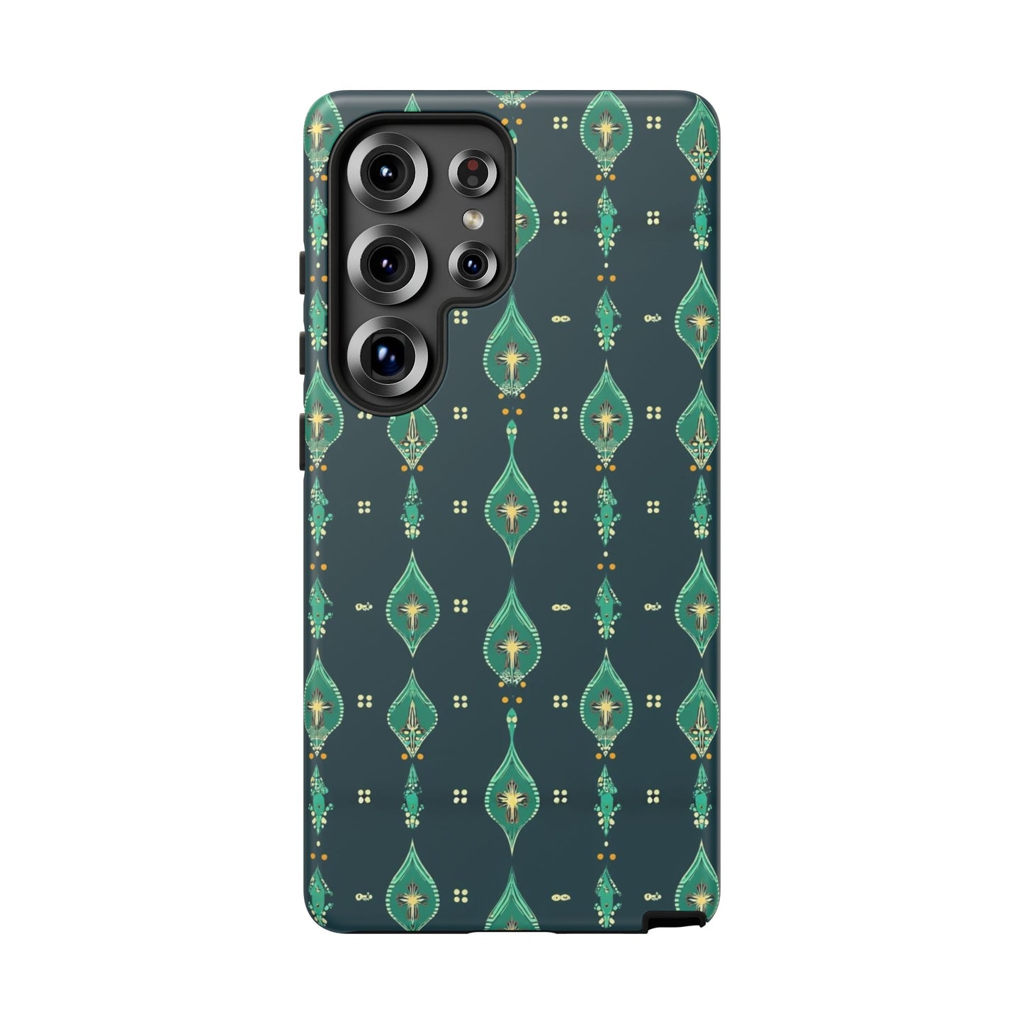 Emerald Boho Teardrop Phone Case