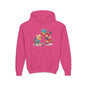 Youth Hockey Hoodie - Cute Kids Ice Hockey Players Pullover (Add Name)