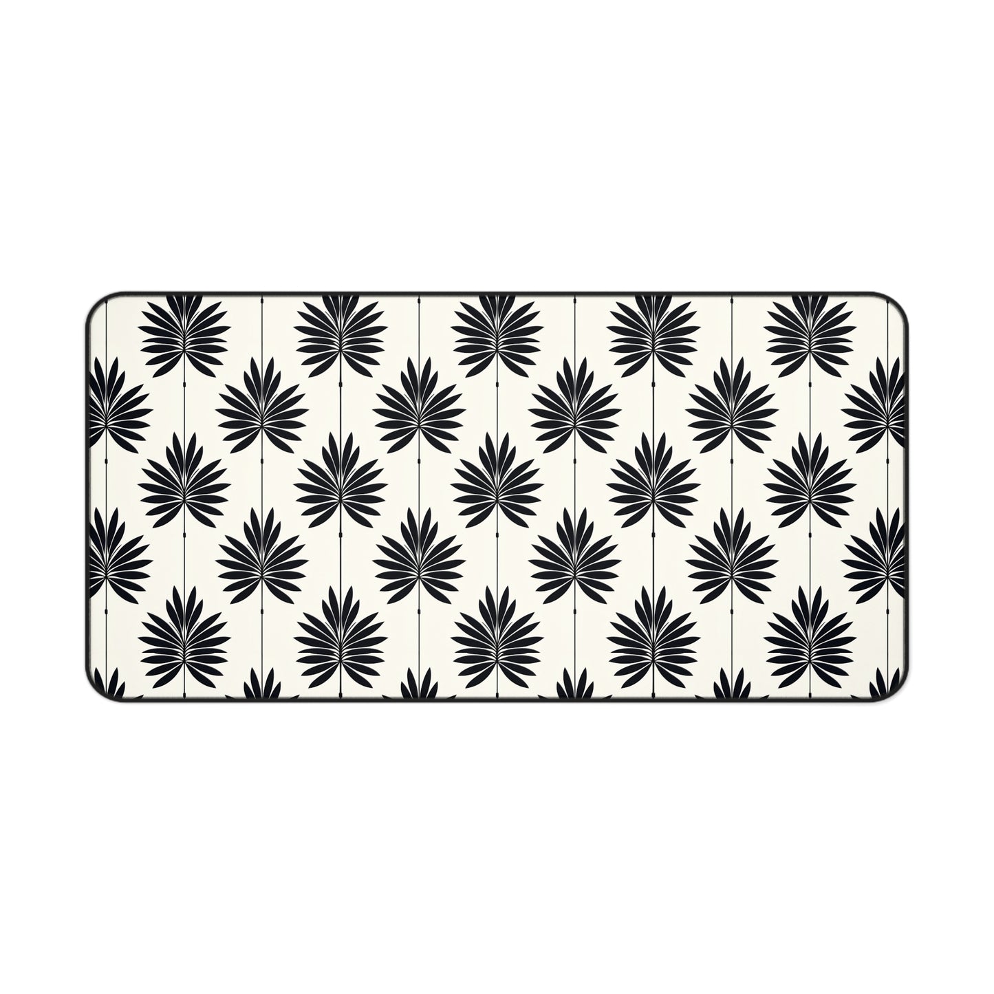 Stylish Leaf Pattern Desk Mat for Home Office Decor