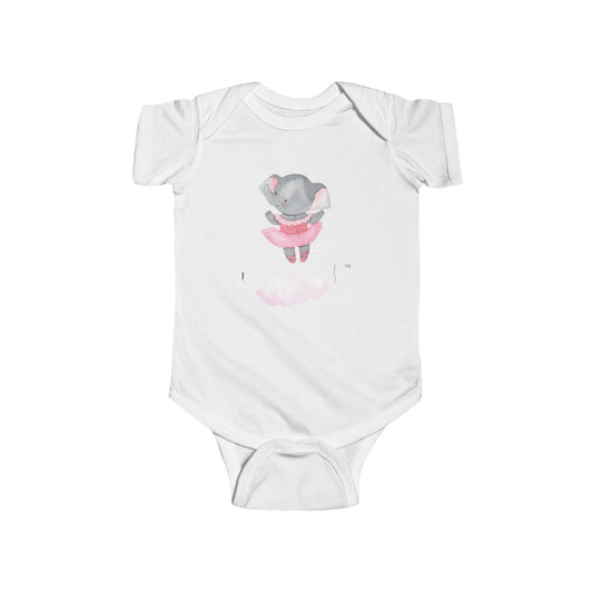 Cute Elephant Baby Bodysuit