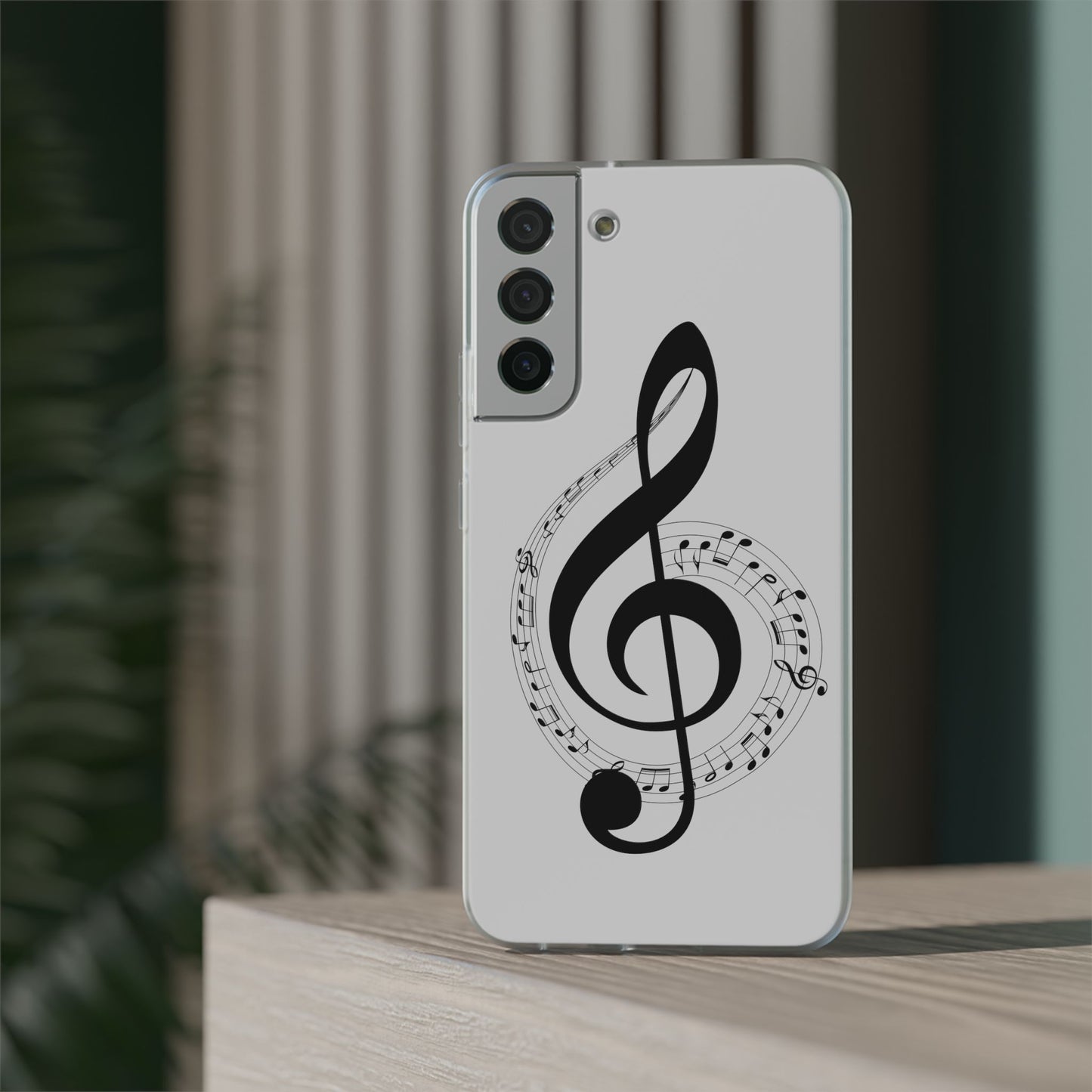 Phone Case — Musical Treble Clef Design