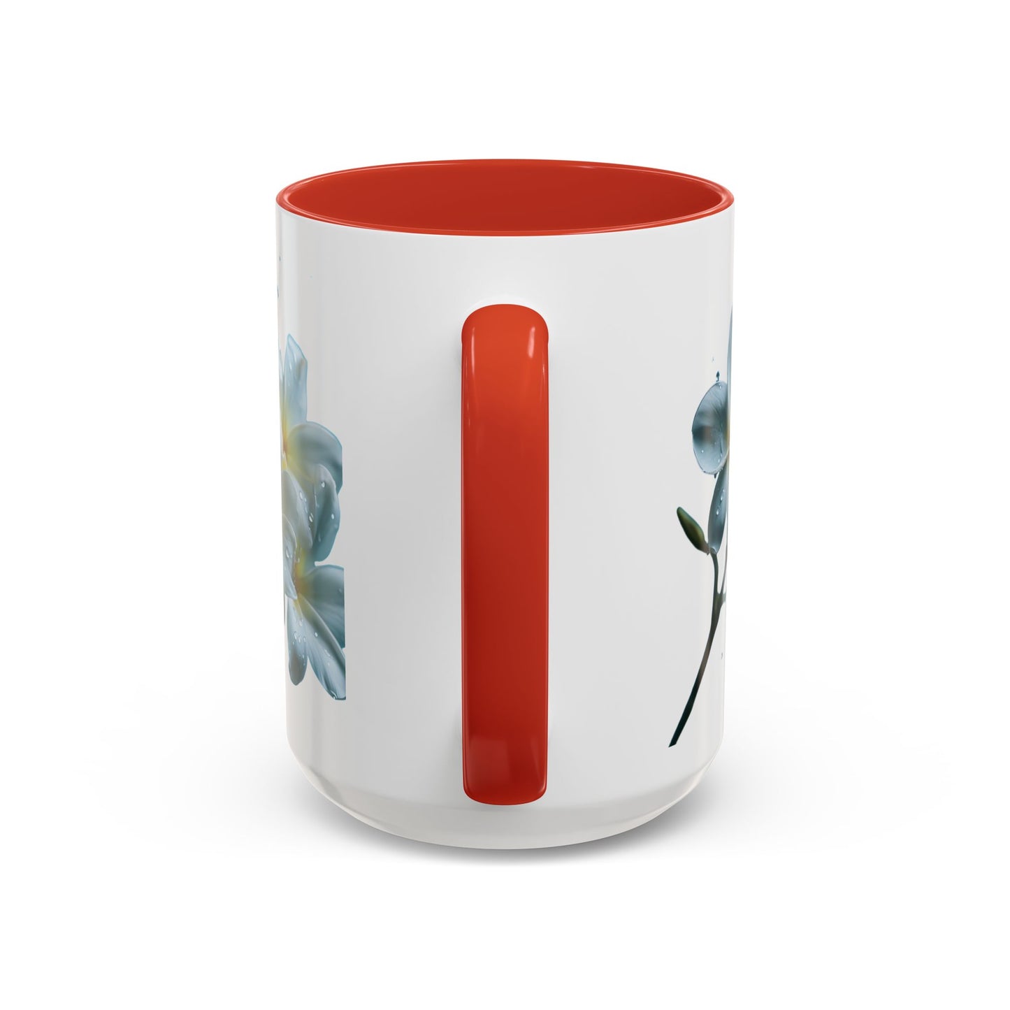Floral Accent Coffee Mug
