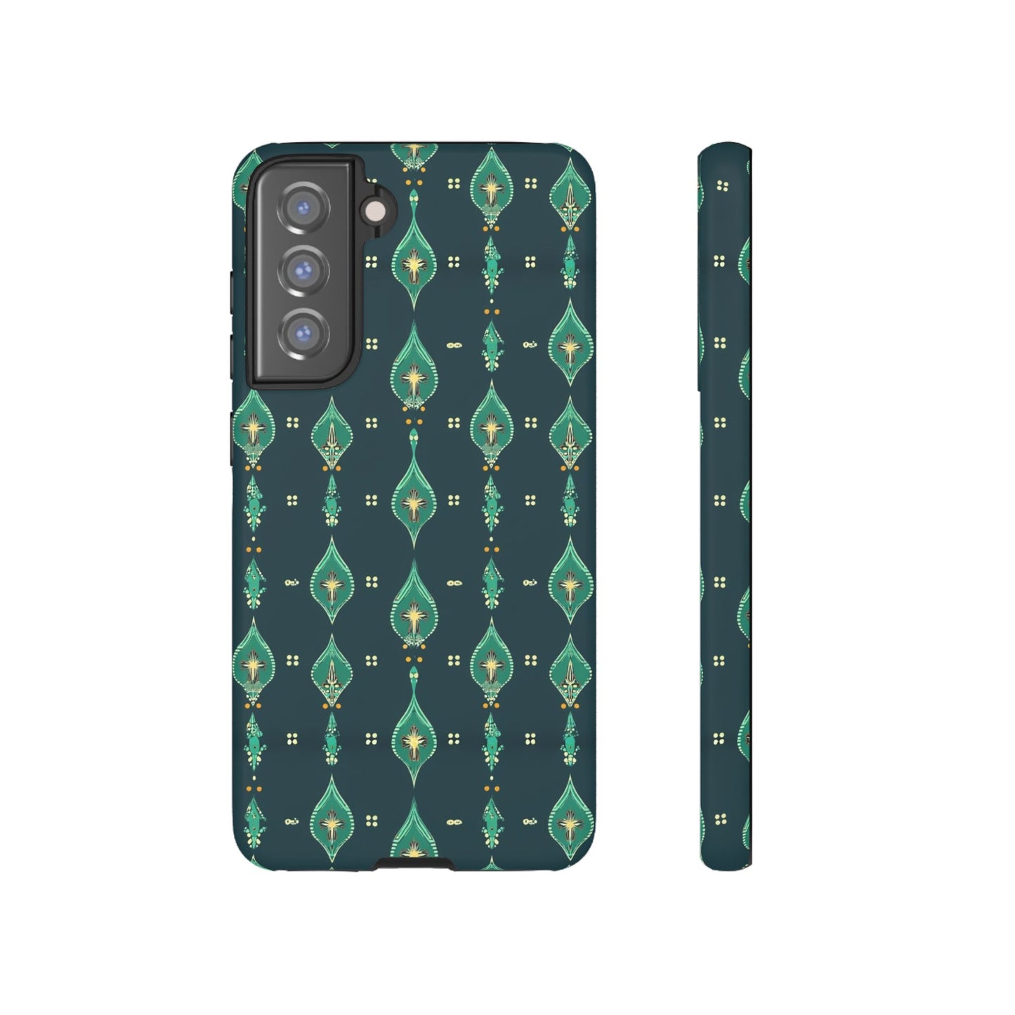 Emerald Boho Teardrop Phone Case