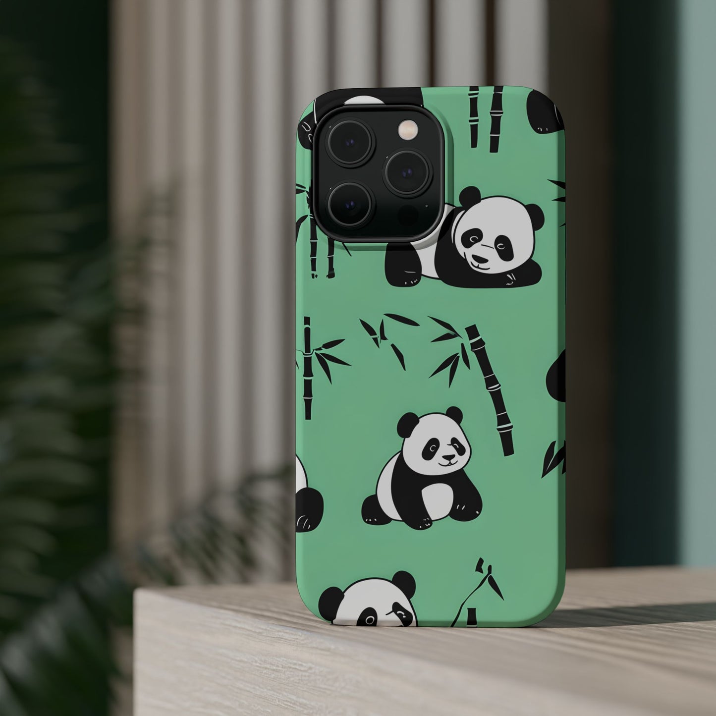 Panda Bamboo Magnetic Impact-Resistant Phone Case