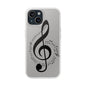 Phone Case — Musical Treble Clef Design