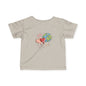 Infant Tee — "Love the Earth" Heart & Globe Baby Shirt
