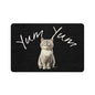 Cat Food Mat — "Yum Yum" Cute Cat Pet Feeding Placemat (12x18)