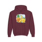 Kids Tropical Fruit Hoodie — Cute Pineapple, Banana & Orange Graphic Sweatshirt