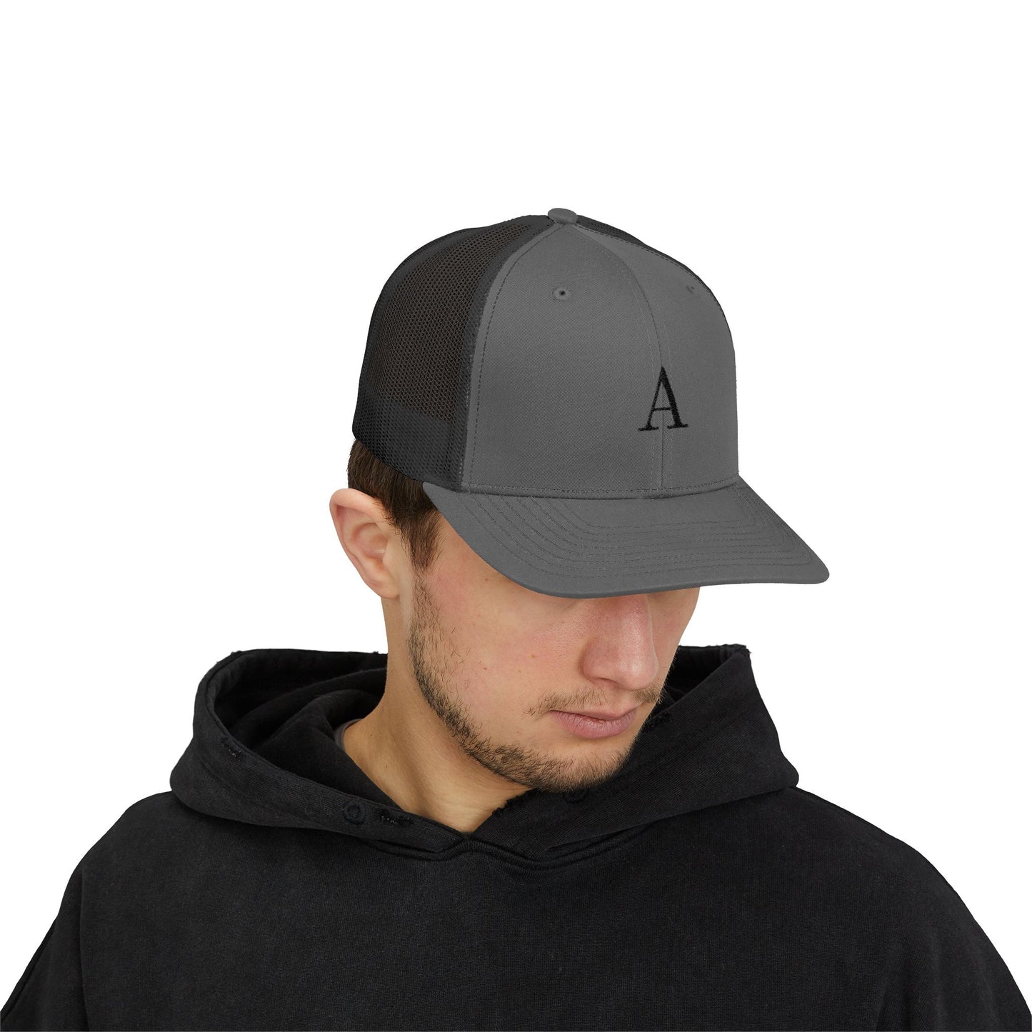 Snapback Trucker Cap - Letter A