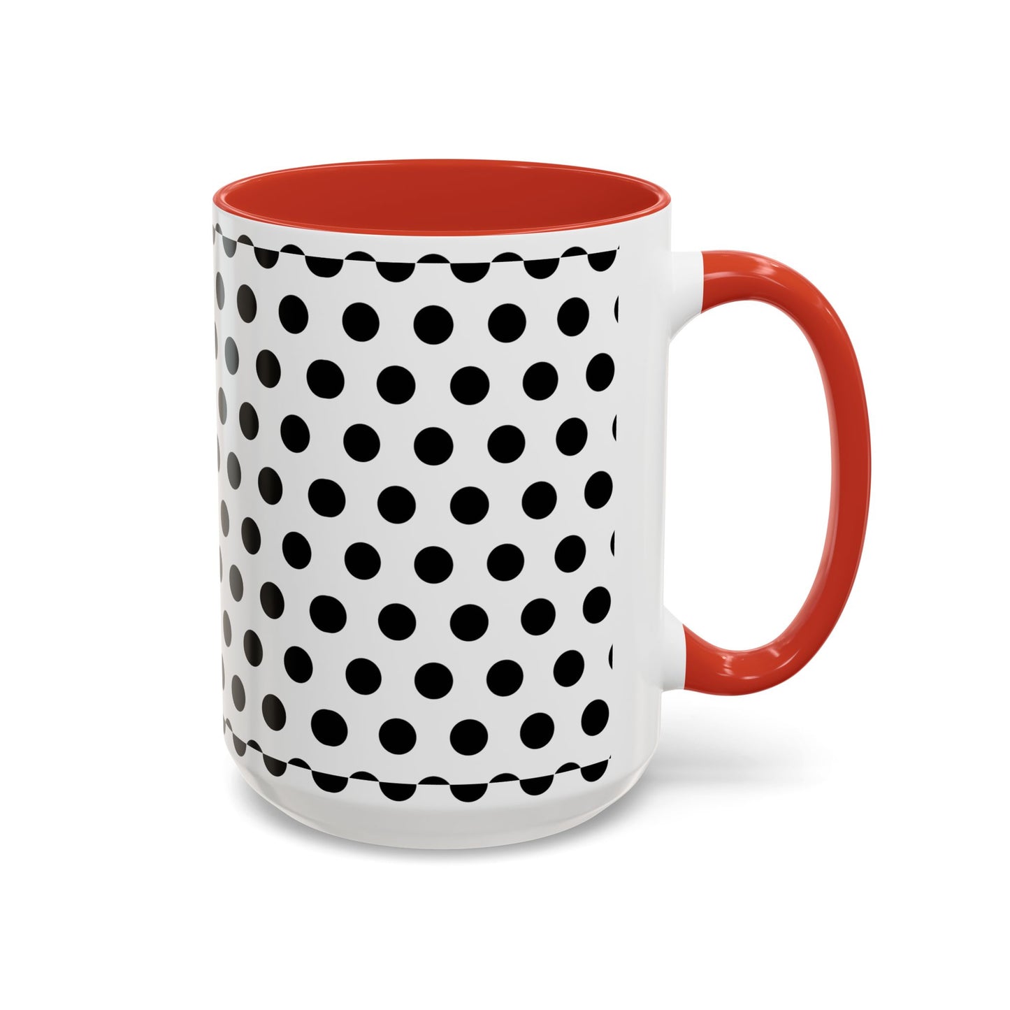 Elegant Polka Dot Mug - Stylish Coffee Cup for Home, Office, Gift for Birthdays, Anniversaries, Holidays, Unique Drinkware